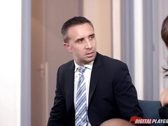 舐める尻, 茶髪の, チン, ヨーロピアン, フランス人, ラフ, ロシア人, 三人