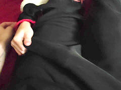 Couple, Pieds, Branlette thaïlandaise, Masque, Masturbation, Culottes ou slips, Jupe, Chaussettes