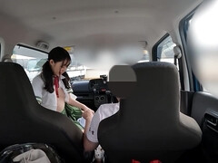 Big Eyes! Small & Cute! 147cm Galexposed & Intense Sex In The Car! Pleasant Mass Cum Shot! - Little Angel