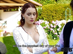 Mariée, Tchèque, Argent, De plein air, Pov, Chatte, Rasée, Fils