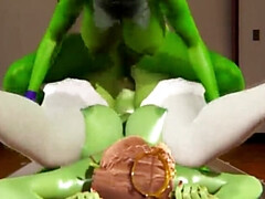 Futa Fiona Fucked Hard by She Hulk - Shrek Creampie & Big Tits 3D Porn