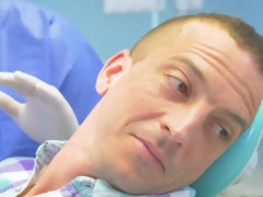 Kinky dentist bangs his sexy blonde assistant