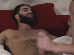 Blond, Pijpbeurt, Sperma shot, Dominante vrouw, Fetisj, Likken, Moeder die ik wil neuken, Rijden