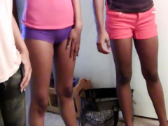 Negro, Ébano, Grupo, Sexo duro, Interracial, Tetas