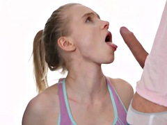 Anal, Nana, Blonde, Sucer une bite, Érotique, Européenne, Plan cul à trois, Nénés