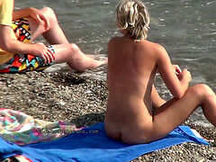 Real nude beaches spycam shots
