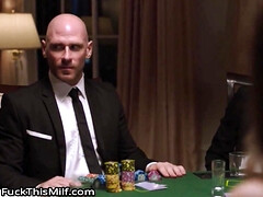 Grosser arsch, Grosse titten, Schwarz, Blondine, Schwanz, Fussjob, Muschi, Flotter dreier