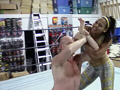 Intergender professional grappling Match guy Wins Maledom 2