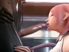 3d big tits alien blowjob sex on a space station