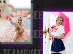 デカ尻, フェラチオ, 女 人男 人, Hd, ハメ撮り, 叫ぶ, 禁句, 三人