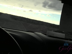 Leie, Strand, Blondine, Blasen, Freundin, Im freien, Zierlich, Titten