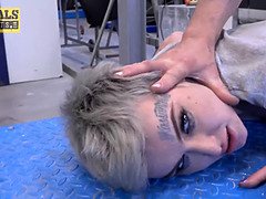 フェラチオ, 爸, イマラチオ, オーガズム, 小柄, 奴隷, タトゥー, オッパイの