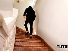 Bruinharig, Tsjechisch, Europees, Harig, Hd, Rijpe lesbienne, Kut duiken, Lerarin