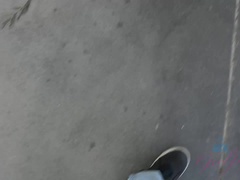 Enthousiasteling, Vingeren, Flashing, Buiten, Klein, Openbaar, Geschoren, Bekijker