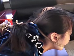 素人, アジア人, 美女, ボンデージ