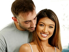 Schlafzimmer, Grosser schwanz, Blasen, Lecken, Natürlichen titten, Dürr, Jungendliche (18+), Titten