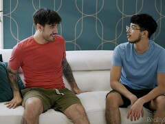 デカ尻, デカパイ, フェラチオ, 彼氏, エロティック, 母, 怪物, オマンコ