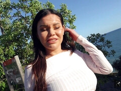 Leie, Tussi, Europäisch, Latina, Im freien, Piercing, Öffentlich, Hintern versohlen