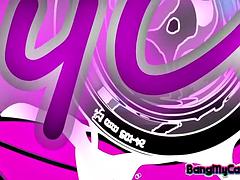 素人, アジア人, 美女, 茶髪の, オナニー, 一人, ティーン, おもちゃ