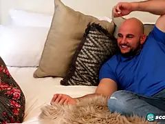 ぽっちゃり, デカ尻, デカパイ, フェラチオ, フェティッシュ, 手コキする, Hd, パイ刷り