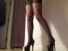 Black heels, sexy legs high heels, taunting