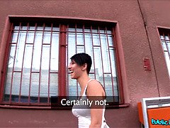 Amateur, Grosse bite, Gros seins, Plantureuse, Rondelette, Tir de sperme, Hard, Public