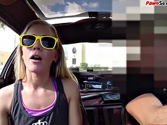 Tussi, Schönheit, Blondine, Blasen, Fingern, Hardcore, Pov, Öffentlich