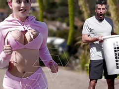 Grote kont, Latijnse vrouw, Sportoefening, Tiener