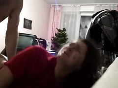 Amateur, Gros cul, Sucer une bite, Tir de sperme, Queue, Branlette thaïlandaise, Orgasme, Adolescente