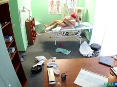 Enthousiasteling, Kont, Lieveling, Blond, Pijpbeurt, Kantoor, Kut duiken, Bekijker