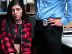Real teenage shoplifter