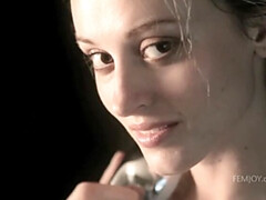 Grosse titten, Blondine, Frau, Hd, Dusche, Solo