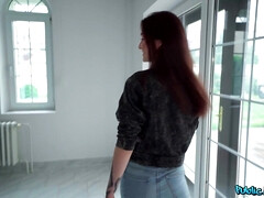 Cul, Sucer une bite, Brunette brune, Tchèque, Faciale, Seins naturels, Piercing, Avaler