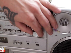 美人, デカ尻, 茶髪の, 大学生, バック, 面白, ラティーナ, おもらし