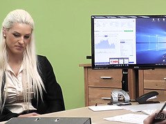 ブロンド, フェラチオ, エロ熟女, 淫乱熟女, 母, 義母, ストッキング, ティーン