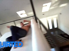 お尻, 茶髪の, ダブル開発, Hd, ラティーナ, 自然山雀, ラフ, 三人