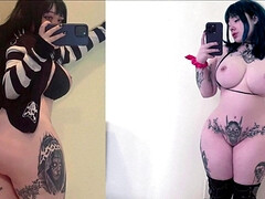お尻, デカチン, デカパイ, フェラチオ, 巨乳な, グループ, 自家製, 下着
