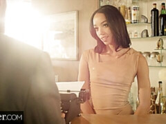 黒人, フェラチオ, 茶髪の, 指いじり, 毛深い, キス, タトゥー, ティーン