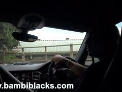 Bambi Blacks In Fuck Him For A Free Ride Home