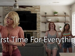 Blondine, Braunhaarige, Süss, Fingern, Interrassisch, Lesbisch, Milf, Natürlich