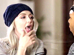 Grosser schwanz, Schwarz, Blasen, Hochschule, Zierlich, Jungendliche (18+)