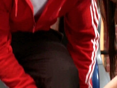 18 jaar, Kont, Grote kont, Lul, Sportzaal, Hd, Doordringend, Tiener