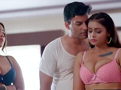 Grote lul, Pijpbeurt, Bruinharig, Rondborstig, Dubbele penetratie, Indisch, Natuurlijke tieten, Vrouw