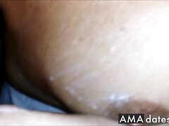 Grote kont, Sperma shot, Handbeurt, Masturbatie, Rijpe lesbienne, Natuurlijke tieten, Gezichtspunt, Tiener