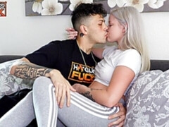 デカチン, ブロンド, フェラチオ, バック, 自然山雀, ガリガリ, ティーン, オッパイの