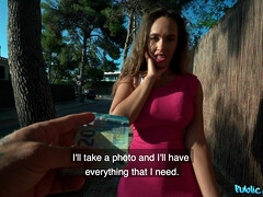 Arsch, Braunhaarige, Würgen, Mutti, Im freien, Pov, Öffentlich, Muschi