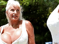 BrideZZilla A Fuckfest At The Wedding part 1 - Phoenix Marie and her Mature MILF Sally D'Angelo Pre Wedding Fight