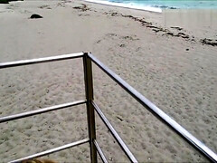 Amateur, Playa, Mamada, Garganta profunda, Corridas faciales, Público, Coño, Adolescente