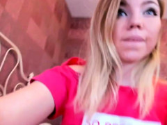A Shaved Teen Whore Is Having Fun By Herself
