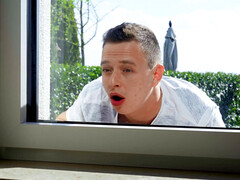 Amerikaans, Kont, Lieveling, Bruinharig, Sperma shot, Sperma in gezicht, Zoenen, Trio